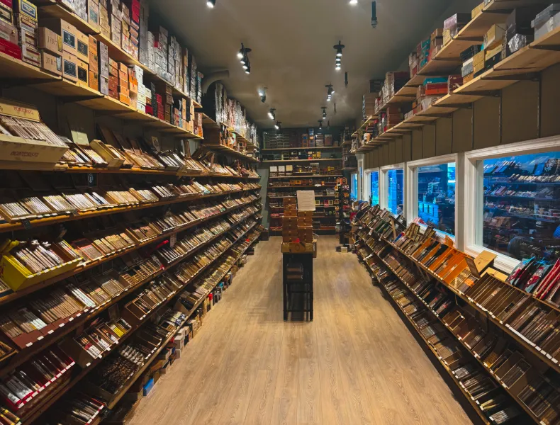 Churchill's Fine Cigars Glendale walk-in humidor