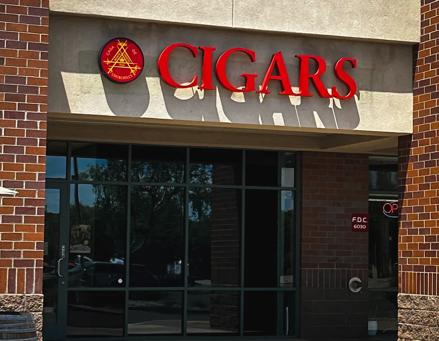 Churchill's Fine Cigars Glendale location — 6030 W Behrend Dr, Glendale AZ 85308