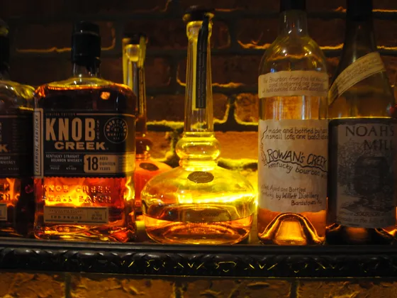 Bar atmosphere with warm amber tones — Churchill's Phoenix
